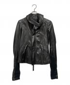EKAMエカム）の古着「ラムレザージャケット」｜ブラック