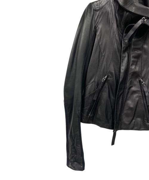 EKAM（エカム）EKAM (エカム) ラムレザージャケット ブラック サイズ:Sの古着・服飾アイテム