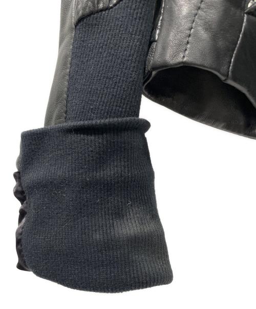 EKAM（エカム）EKAM (エカム) ラムレザージャケット ブラック サイズ:Sの古着・服飾アイテム