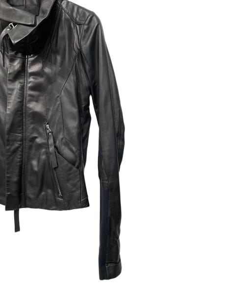 EKAM（エカム）EKAM (エカム) ラムレザージャケット ブラック サイズ:Sの古着・服飾アイテム