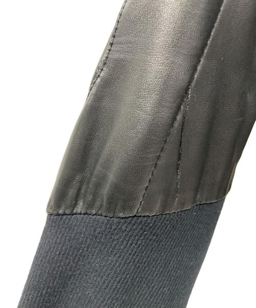 EKAM（エカム）EKAM (エカム) ラムレザージャケット ブラック サイズ:Sの古着・服飾アイテム