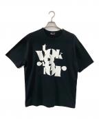 KOLORカラー）の古着「度詰め天竺 TOKYO kolor Tシャツ」｜ブラック