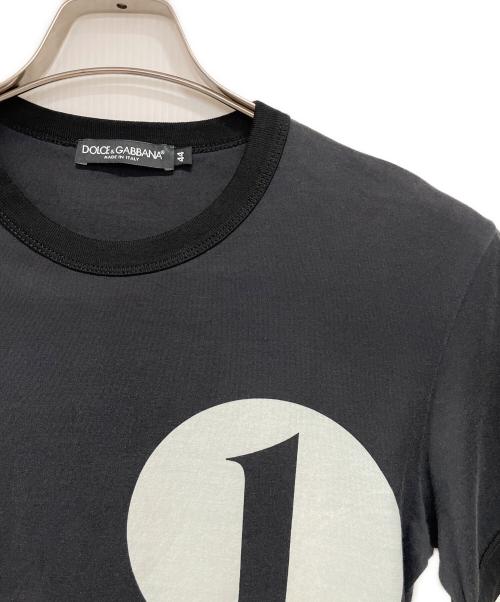 DOLCE & GABBANA（ドルチェ＆ガッバーナ）DOLCE & GABBANA (ドルチェ＆ガッバーナ) 半袖カットソー ブラック サイズ:SIZE44の古着・服飾アイテム