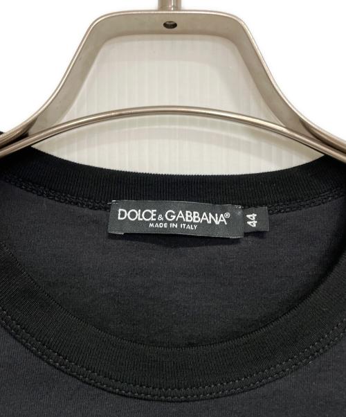 DOLCE & GABBANA（ドルチェ＆ガッバーナ）DOLCE & GABBANA (ドルチェ＆ガッバーナ) 半袖カットソー ブラック サイズ:SIZE44の古着・服飾アイテム