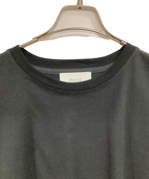 YOKE（ヨーク）YOKE (ヨーク) INSIDE OUT T-SHIRTS ブラック サイズ:Mの古着・服飾アイテム