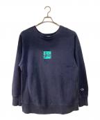 Champion×stussyチャンピオン×ステューシー）の古着「リバースウィーブ スウェット」｜ネイビー