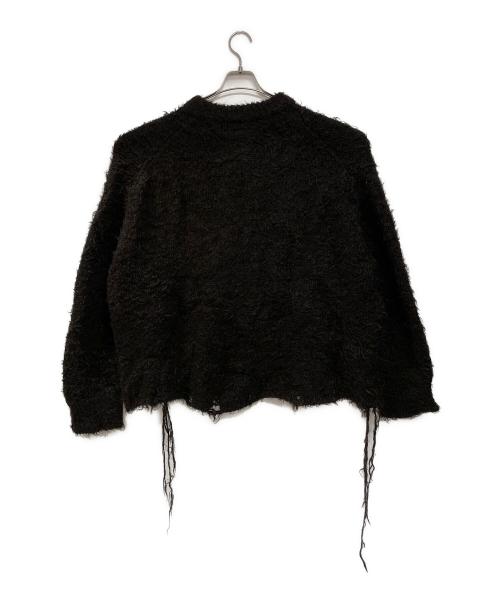 doublet（ダブレット）doublet (ダブレット) ANIMAL FUR CUT OFF PULLOVER ブラウン サイズ:Mの古着・服飾アイテム