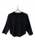 YOKE (ヨーク) 7G OVERSIZED HALF CARDIGAN CREW NECK ブラック サイズ:M：8000円