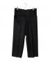 SUNSEA（サンシー）の古着「N.M Oxford w/耳 WIDE Pants.」｜ブラック