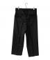 SUNSEA (サンシー) N.M Oxford w/耳 WIDE Pants. ブラック サイズ:2：25000円