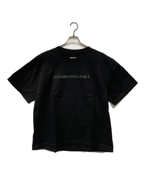 doublet（ダブレット）doublet (ダブレット) 半袖カットソー ブラック サイズ:Lの古着・服飾アイテム