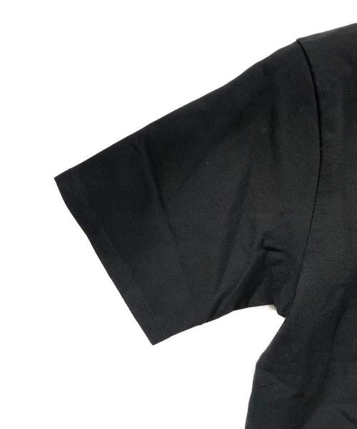 doublet（ダブレット）doublet (ダブレット) DOUBLE-FACED EMBROIDERY T-SHIRT ブラック サイズ:Mの古着・服飾アイテム