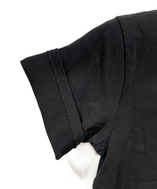 doublet（ダブレット）doublet (ダブレット) DOUBLE-FACED EMBROIDERY T-SHIRT ブラック サイズ:Mの古着・服飾アイテム