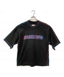 doublet（ダブレット）の古着「ANAGLYPH HAND-PAINTED T-SHIRT」｜ブラック×レッド×ブルー