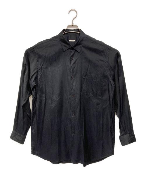 COMOLI（コモリ）COMOLI (コモリ) シルク コモリシャツ ネイビー サイズ:4の古着・服飾アイテム