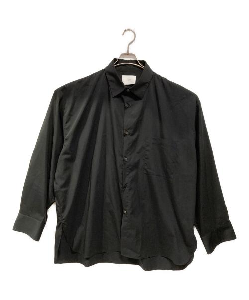 stein（シュタイン）stein (シュタイン) OVERSIZED DOWN PAT SHIRT ブラック サイズ:Mの古着・服飾アイテム