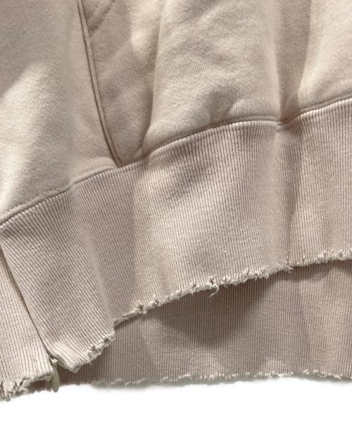 stein（シュタイン）stein (シュタイン) OVERSIZED REBUILD SWEAT HOODED ピンク サイズ:Sの古着・服飾アイテム