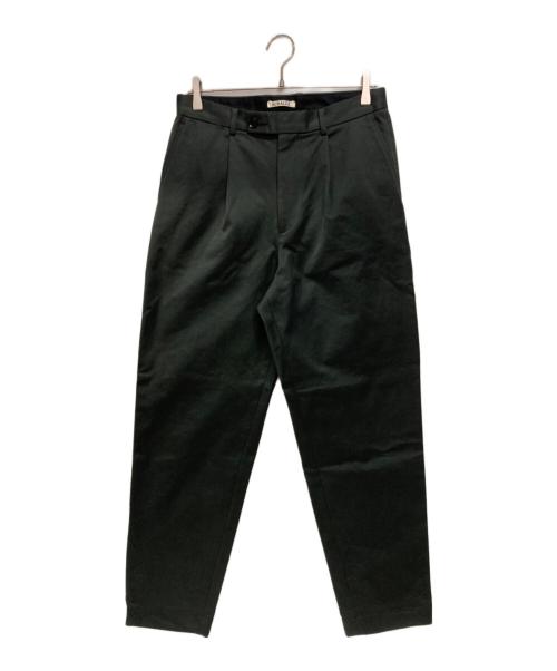 AURALEE（オーラリー）AURALEE (オーラリー) EXCLUSIVE WASHED FINX CHINO PANTS グリーン サイズ:4の古着・服飾アイテム