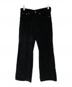 doubletダブレット）の古着「PATCHWORK CORDUROY PANTS」｜ブラック