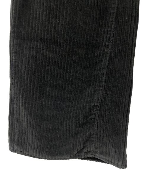 doublet（ダブレット）doublet (ダブレット) PATCHWORK CORDUROY PANTS ブラック サイズ:Mの古着・服飾アイテム