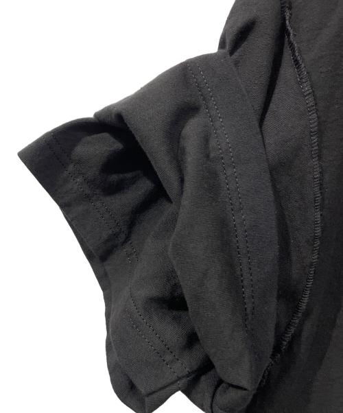 ENNOY（エンノイ）ENNOY (エンノイ) GILDAN (ギルダン) 2枚重ねカットソー ブラック サイズ:XLの古着・服飾アイテム