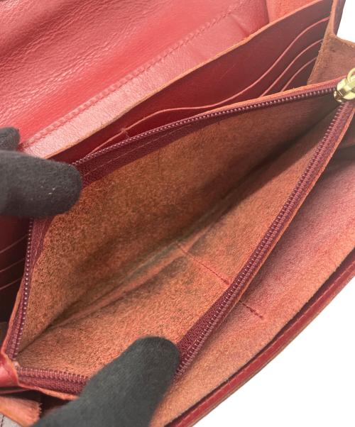 IL BISONTE（イル ビゾンテ）IL BISONTE (イル ビゾンテ) 長財布 レッドの古着・服飾アイテム