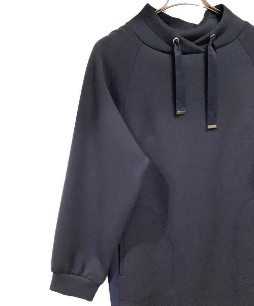 STRAWBERRY FIELDS（ストロベリーフィールズ）STRAWBERRY FIELDS (ストロベリーフィールズ) 長袖ワンピース ネイビー サイズ:2の古着・服飾アイテム