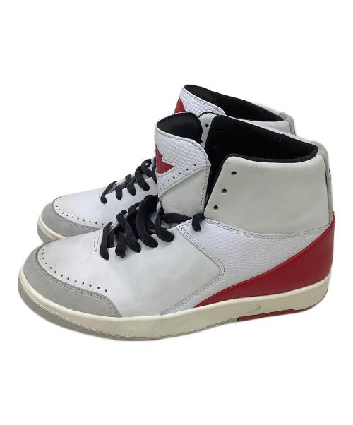 NIKE（ナイキ）NIKE (ナイキ) ハイカットスニーカー ホワイト×レッド サイズ:25.5cmの古着・服飾アイテム