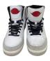NIKE (ナイキ) ハイカットスニーカー ホワイト×レッド サイズ:25.5cm：6000円