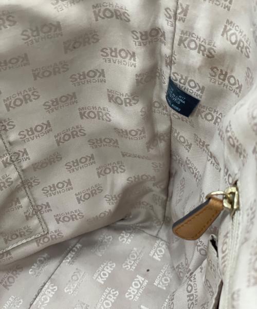 MICHAEL KORS（マイケルコース）MICHAEL KORS (マイケルコース) トートバッグ ホワイトの古着・服飾アイテム