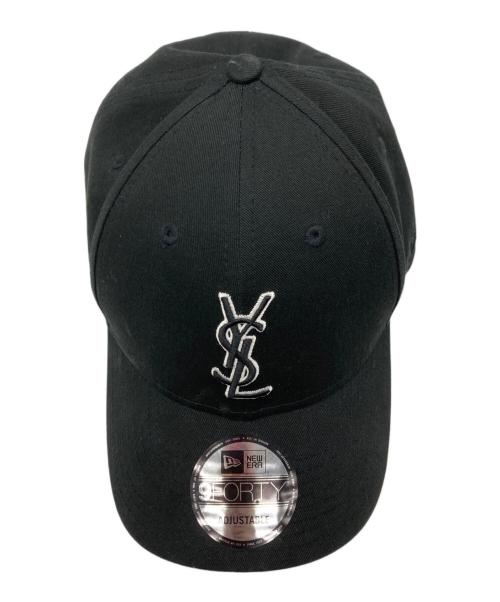 New Era（ニューエラ）New Era (ニューエラ) Saint Laurent Paris (サンローランパリ) キャップ ブラックの古着・服飾アイテム