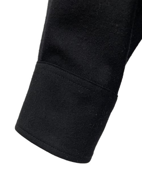 AURALEE（オーラリー）AURALEE (オーラリー) SUPER LIGHT WOOL SHIRTS  ブラック サイズ:SIZE 4の古着・服飾アイテム