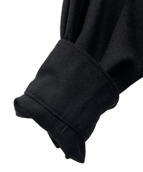 AURALEE（オーラリー）AURALEE (オーラリー) SUPER LIGHT WOOL SHIRTS  ブラック サイズ:SIZE 4の古着・服飾アイテム