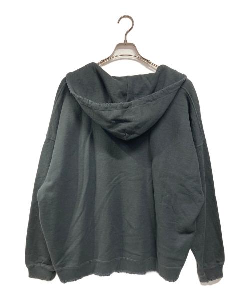 DAIRIKU（ダイリク）DAIRIKU (ダイリク) ダメージ加工 プルオーバーパーカー ブラック サイズ:Mの古着・服飾アイテム