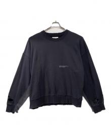 stein（シュタイン）の古着「ダメージ加工スウェット」｜グレー