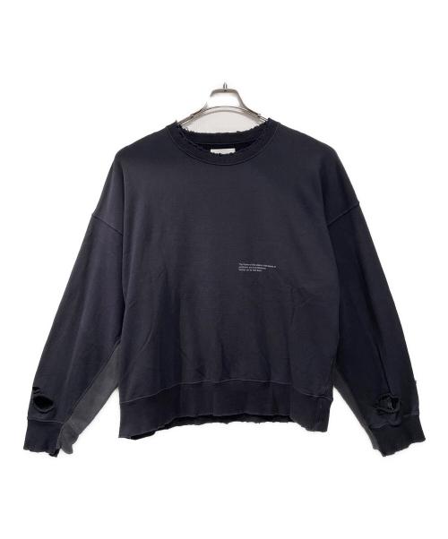 stein（シュタイン）stein (シュタイン) ダメージ加工スウェット グレー サイズ:Mの古着・服飾アイテム