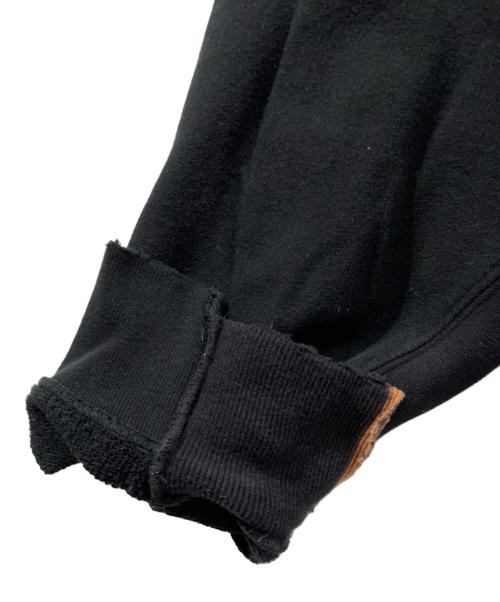 stein（シュタイン）stein (シュタイン) DOUBLE PATTERN REBUILD SWEAT LS ブラック サイズ:Mの古着・服飾アイテム