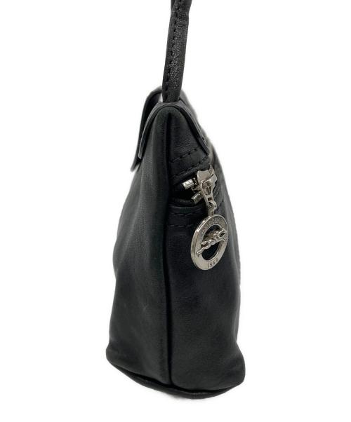 LONGCHAMP（ロンシャン）LONGCHAMP (ロンシャン) ショルダーバッグ ブラックの古着・服飾アイテム