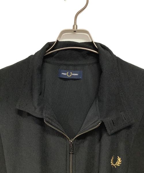 FRED PERRY（フレッドペリー）FRED PERRY (フレッドペリー) ジップアップジャケット ブラック サイズ:Lの古着・服飾アイテム