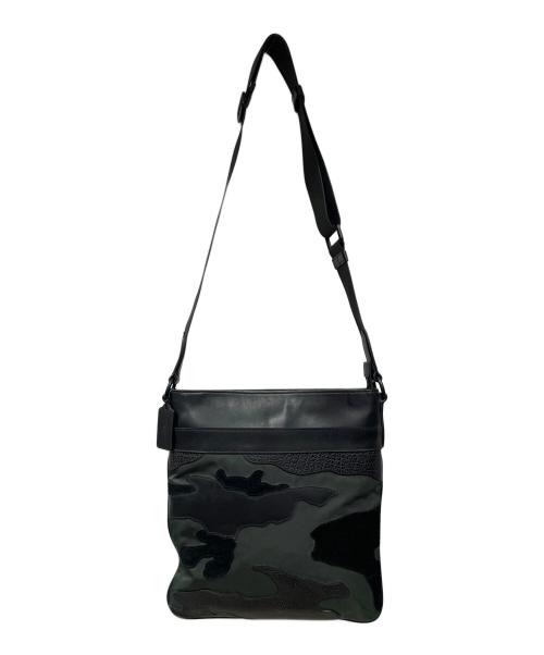 COACH（コーチ）COACH (コーチ) カモフラージュ柄 ショルダーバッグ ブラックの古着・服飾アイテム