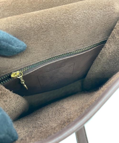 COACH（コーチ）COACH (コーチ) ターンロックショルダーバッグ ブラウンの古着・服飾アイテム