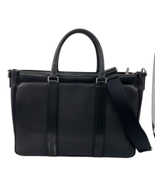 COACH（コーチ）COACH (コーチ) レキシントン サフィアーノ メトロポリタン ビジネスバッグ ブラックの古着・服飾アイテム