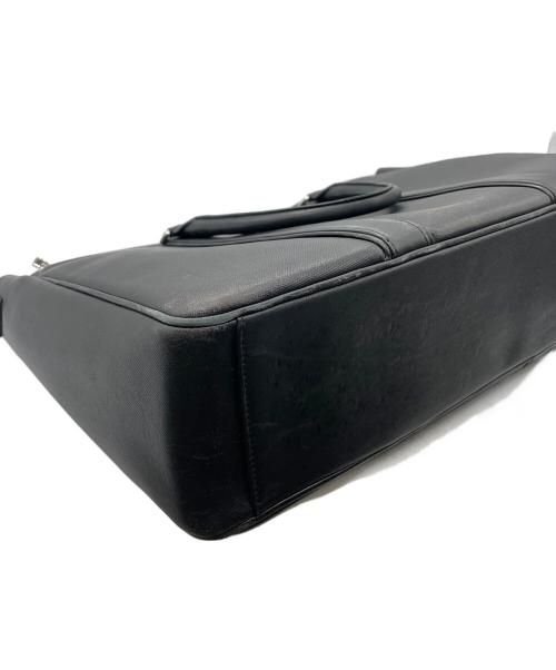 COACH（コーチ）COACH (コーチ) レキシントン サフィアーノ メトロポリタン ビジネスバッグ ブラックの古着・服飾アイテム