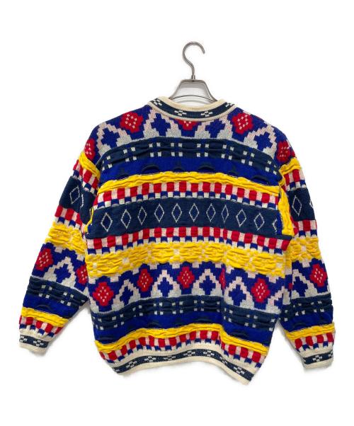 Coogi（クージー）Coogi (クージー) 3Dニット マルチカラー サイズ:Mの古着・服飾アイテム