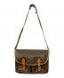 LOUIS VUITTON (ルイ ヴィトン) モノグラム ジベシエールMM ブラウン：50000円