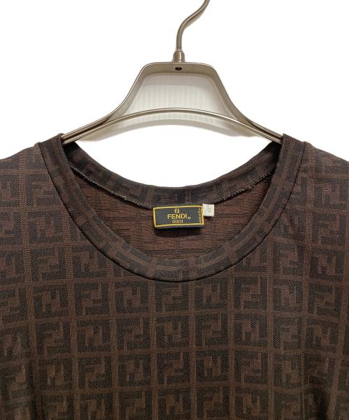 FENDI（フェンディ）FENDI (フェンディ) ノースリーブワンピース ブラウン サイズ:Mの古着・服飾アイテム