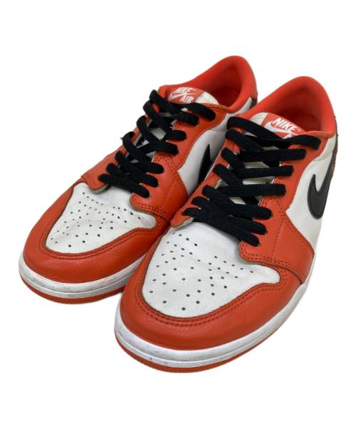 NIKE（ナイキ）NIKE (ナイキ) ローカットスニーカー ホワイト×オレンジ サイズ:28cmの古着・服飾アイテム