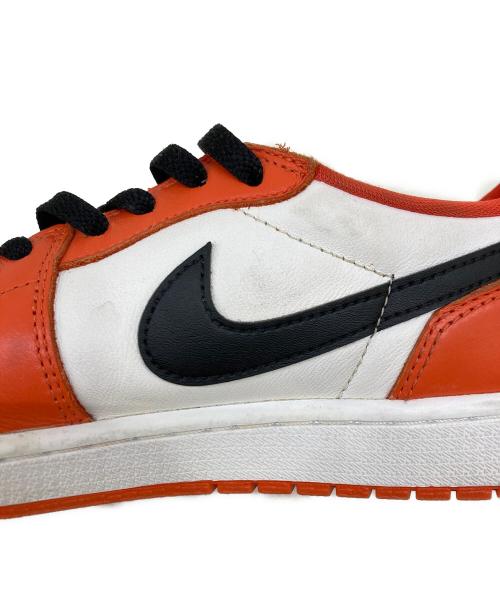 NIKE（ナイキ）NIKE (ナイキ) ローカットスニーカー ホワイト×オレンジ サイズ:28cmの古着・服飾アイテム
