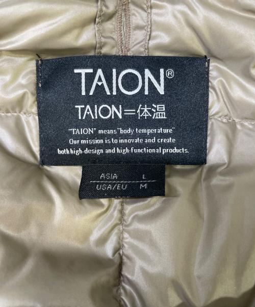 TAION（タイオン）TAION (タイオン) ダウンジャケット グレー サイズ:L 未使用品の古着・服飾アイテム