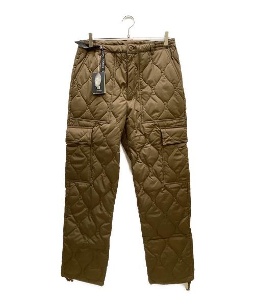 TAION（タイオン）TAION (タイオン) MILITARY CARGO DOWN PANTS（ミリタリー カーゴダウンパンツ） ブラウン サイズ:L 未使用品の古着・服飾アイテム